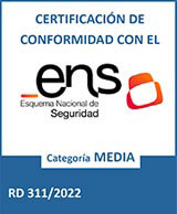 Certificación de Conformidad con el Esquema Nacional de Seguridad